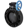 Затвор дисковый ПВХ с редуктором промышленный  FKM 14" (DN350) IPS IFKOVRM814F
