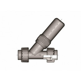 Предохранительный клапан ПВХ угловой с муфтовыми окончаниями EPDM 20 мм FIP